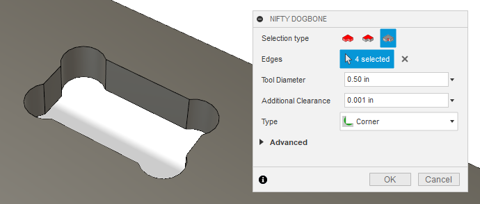 Nifty Dogbones for Fusion 360 - Ekins Solutions, LLC